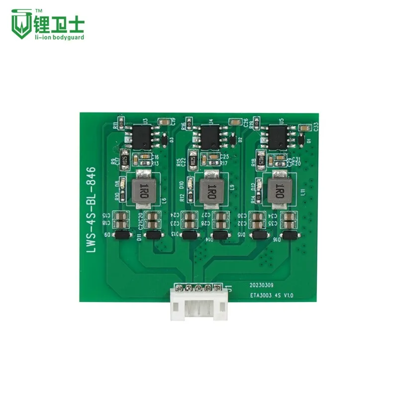 Function of 1S-2S LiFePo4/Li-ion battery BMS